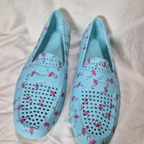 Men's Floafers Flamingo Print Loafers - Picture 3 of 8